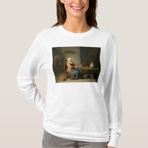 Eine Frau in einer Küche T-Shirt