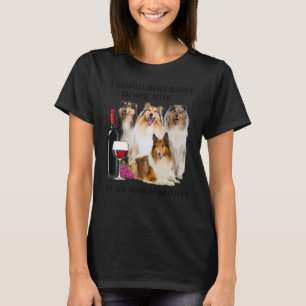 Eine Frau kann nicht allein auf Wein überleben, we T-Shirt