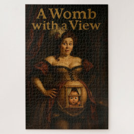 "Eine Frau mit Blick" - Barockfenster Puzzle