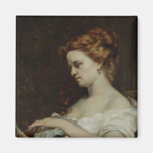 Eine Frau mit Schmuck, 1867 Magnet