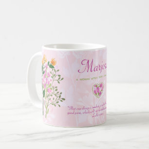 EINE FRAU NACH GOTTES EIGENEM HERZ KAFFEETASSE