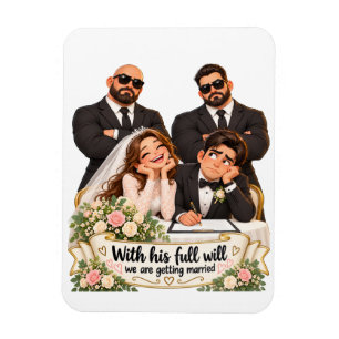 Eine freie Willenshochzeit Magnet