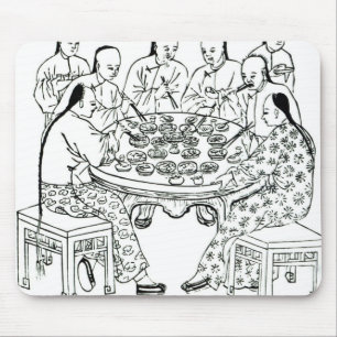 Eine freundliche Mahlzeit Mousepad