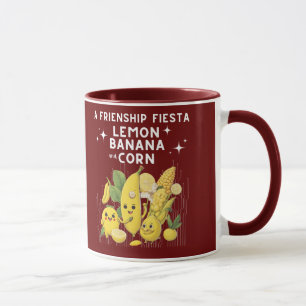 Eine Freundschaft Fiesta Lemon Banane und Mais Tasse