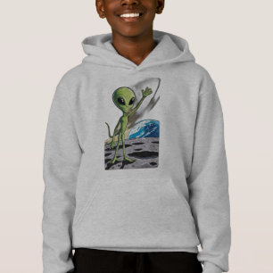 Eine freundschaftliche Alien schwindet Hoodie