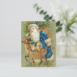 Eine frohe Weihnachtskunst Vintag Feiertagspostkarte