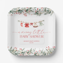 Eine fröhliche kleine Babyparty Weihnachten Babypa