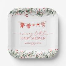 Eine fröhliche kleine Babyparty Weihnachten Babypa