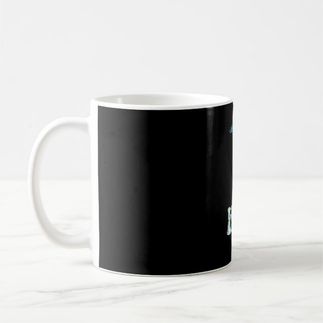 Eine fröhliche Mama  Kaffeetasse (Links)