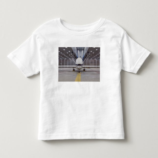 Eine Frontansicht auf ein unbemanntes Flugzeug von Kleinkind T-shirt (Vorderseite)
