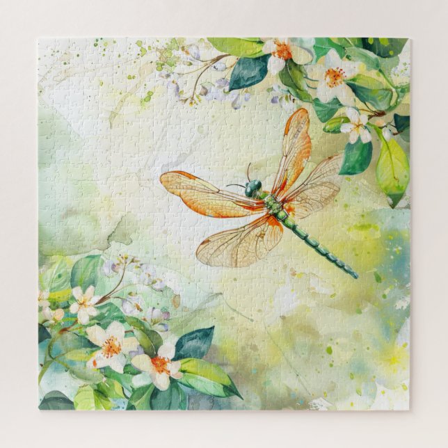 Eine Frühling-Libelle (Vertikal)