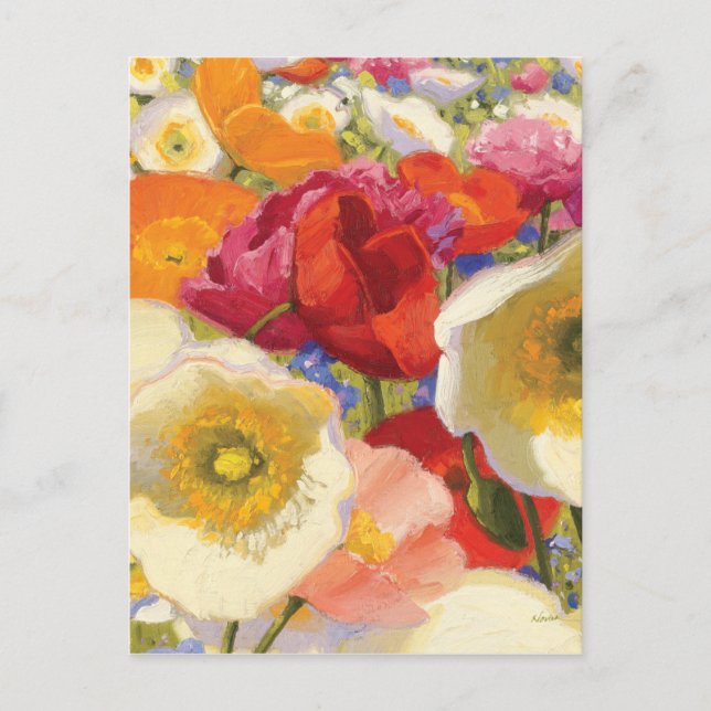Eine Fülle von Blume Postkarte (Vorderseite)