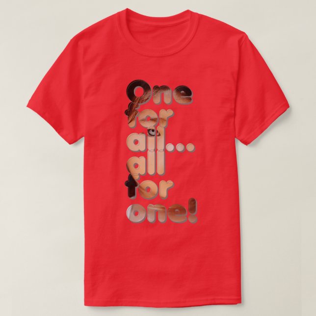 Eine für alle T-Shirt (Design vorne)