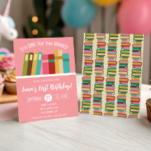 Eine für die Bücher! Die erste Geburtstagspartei d