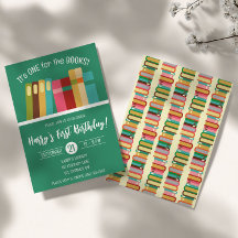 Eine für die Bücher! Die erste Geburtstagspartei d