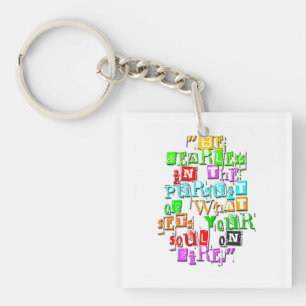 "Eine furchtlose Reise" Design. Schlüsselanhänger