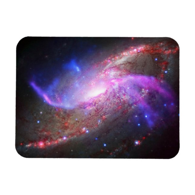 Eine galaktische Lichtshow in Spiralgalaxie Ngc 42 Magnet (Horizontal)