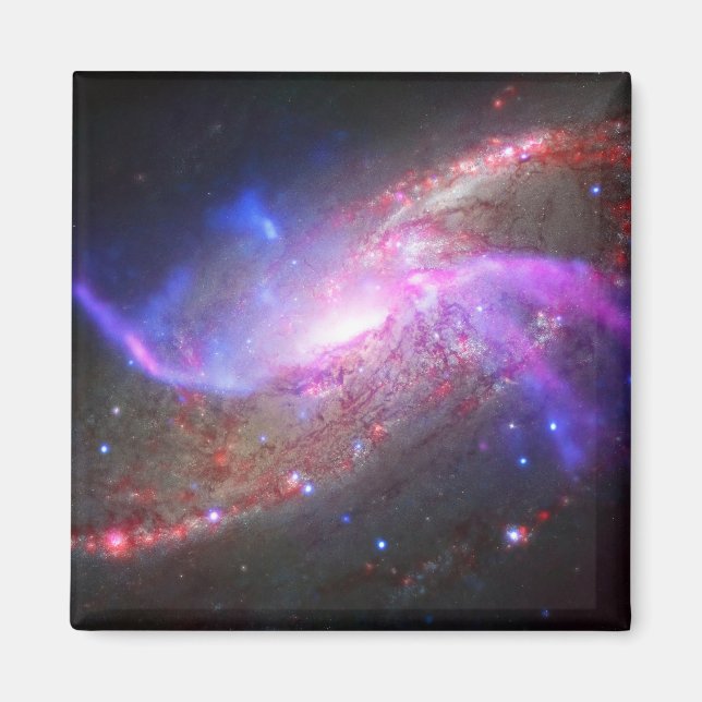 Eine galaktische Lichtshow in Spiralgalaxie Ngc 42 Magnet (Vorne)