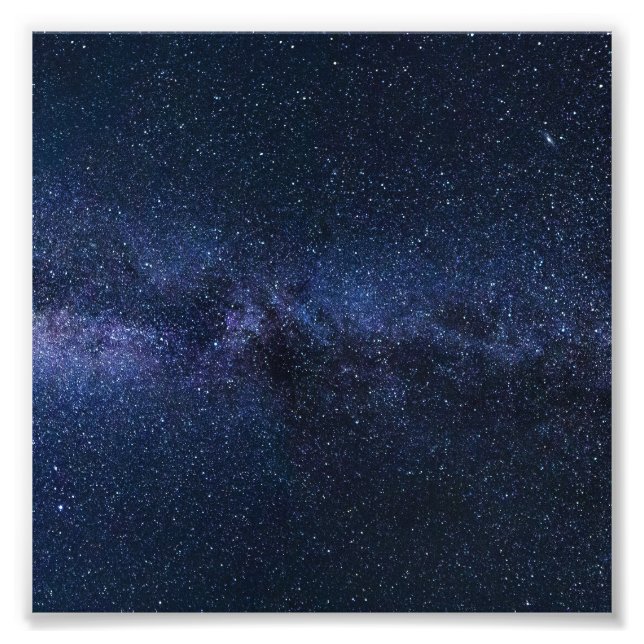 Eine Galaxie der Sterne am Nachthimmel Fotodruck (Vorne)