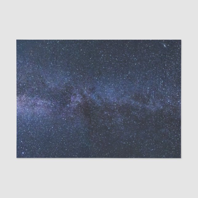 Eine Galaxie der Sterne am Nachthimmel Seidenpapier (Vorderseite)