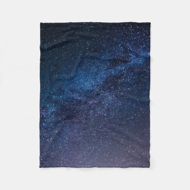 Eine Galaxie der Sterne in der Nacht Niedlich Fleecedecke (Vorderseite)
