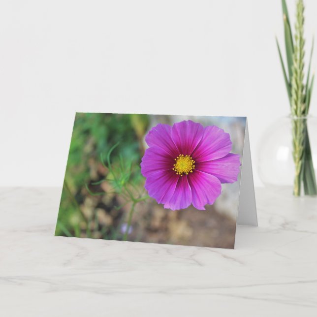 Eine Galaxie in einer Blume Karte (Vorderseite)