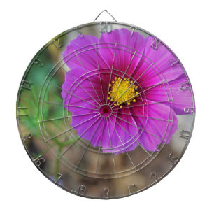 Eine Galaxie innerhalb einer Blume Dartscheibe