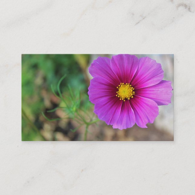 Eine Galaxie innerhalb einer Blume Visitenkarte (Vorderseite)