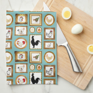 EINE GALERIE CHICKENS KITCHEN TOWEL GESCHIRRTUCH
