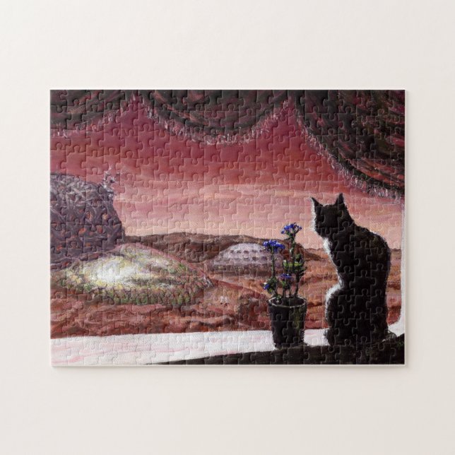 Eine ganz neue Welt - SciFi - Katze auf Mars (Horizontal)