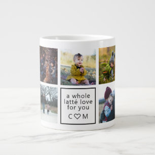 Eine ganze Latte Liebe für dich Individuelle Fotot Jumbo-Tasse