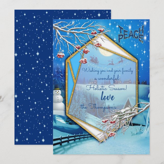 Eine ganzheitliche Saison Einladung (Vorne/Hinten)