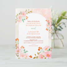 Eine Gartenromane: Hochzeit mit rosa und grünem Wa