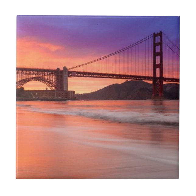Eine Gefangennahme von San Franciscos Golden gate Fliese (Vorderseite)