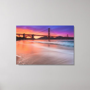 Eine Gefangennahme von San Franciscos Golden gate Leinwanddruck