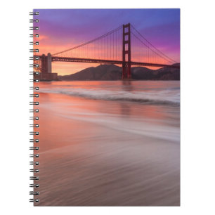 Eine Gefangennahme von San Franciscos Golden gate Notizblock