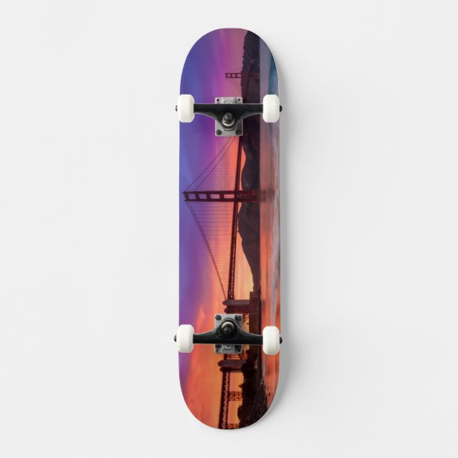 Eine Gefangennahme von San Franciscos Golden gate Skateboard (Vorderseite)