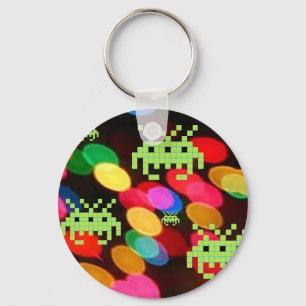 Eine geheime Invasion aus der Pixelwelt Schlüsselanhänger