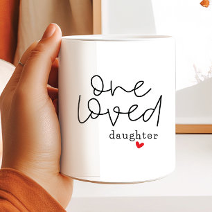 Eine geliebte Tochter Kaffeetasse