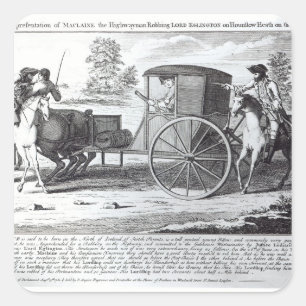Eine genaue Darstellung von Maclaine Quadratischer Aufkleber
