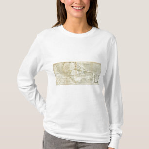 Eine genaue Karte von Nordamerika-Südteil T-Shirt
