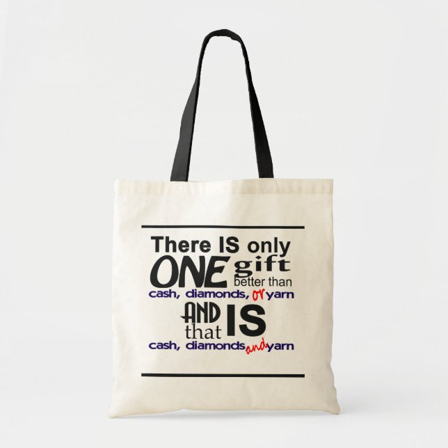 "Eine Geschenk-bessere" Projekt-Tasche Tragetasche (Vorne)