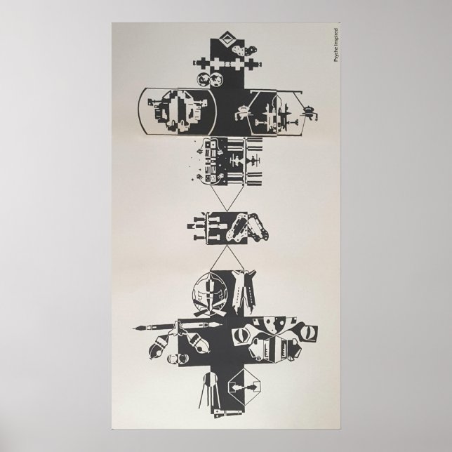 Eine Geschichte der Weltraumforschung Poster (Vorne)