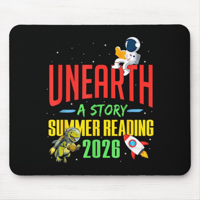 Eine Geschichte entdecken Sommerleseprogramm 2026 Mousepad (Vorne)