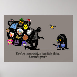 Eine Geschichte von Masken. Poster