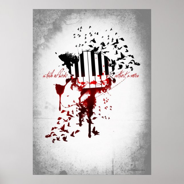 Eine Geschichte von Vögeln ohne Stimme - Poster (Vorne)