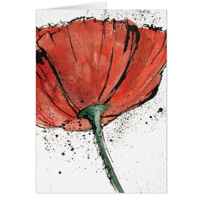 Eine geschlossene Blume auf einem weißen (Vorne)
