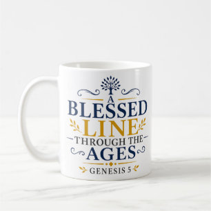 Eine gesegnete Linie durch die Zeiten Biblische Sc Kaffeetasse