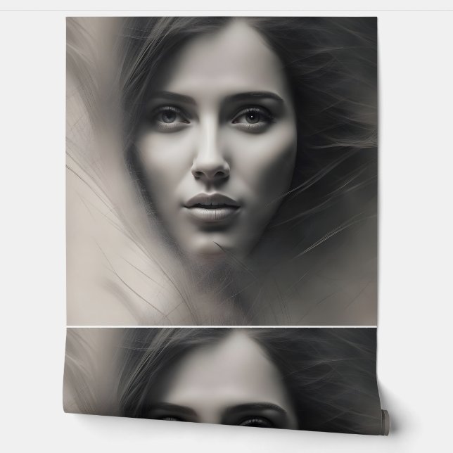 Eine Gesichtskizze Tapete (Abrollen)