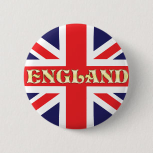 Eine Gewerkschafts-Jackflagge mit England Button